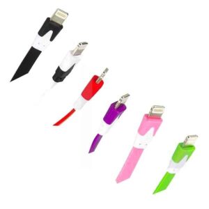 1m Flat iPhone Sync Data Charging Cable
