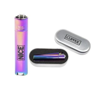Mr Nice Logo Metal Clipper Lighter – Rainbow