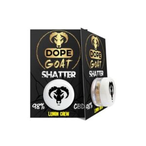 Dope Goat Shatter 98% CBD 1g
